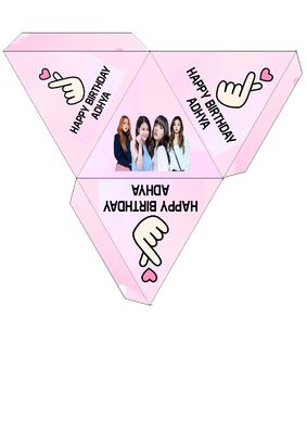 Black Pink Theme Candy / Chocolate Boxes (12 Pcs)