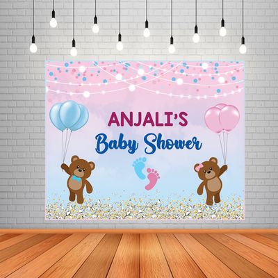 Baby Shower Theme Backdrop / Background Banner (4ft x 5ft) #4