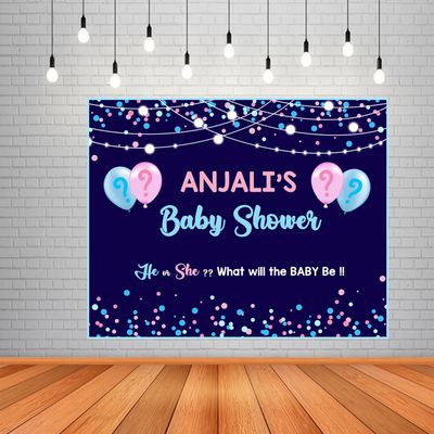 Baby Shower Theme Backdrop / Background Banner (4ft x 5ft) #5