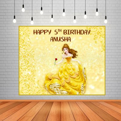 Belle Theme Background Banner (4ft x 5ft)