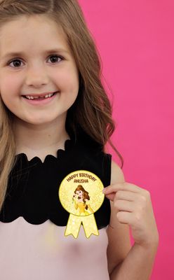 Belle Theme Badges (10 Pcs)