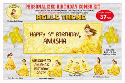Belle Theme Combo Kit 37Pcs