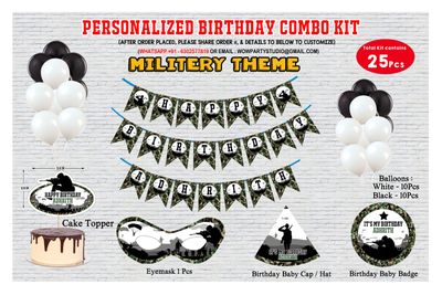 Military Theme Combo Kit 25Pcs