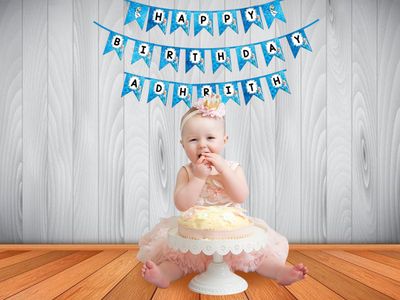 Frozen Elsa Bunting Banner with Name