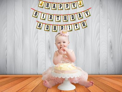 Construction - Bunting Banner with Name