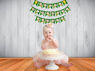 Jungle Bunting Banner with Name