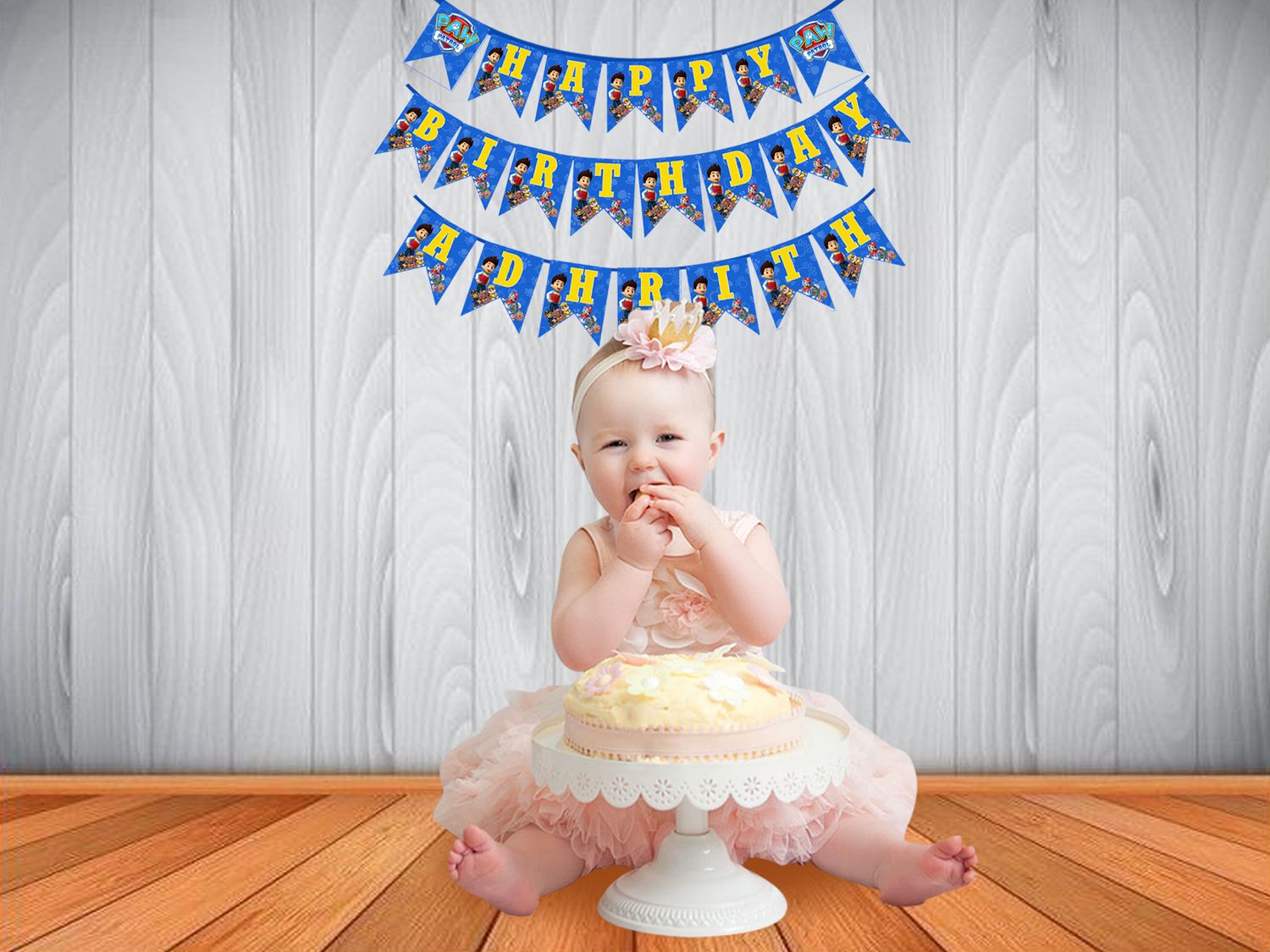 Paw Patrol Bunting Banner with Name