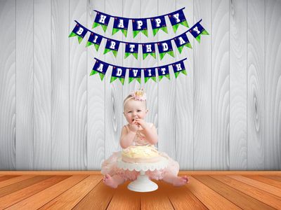 Cricket Bunting Banner with Name