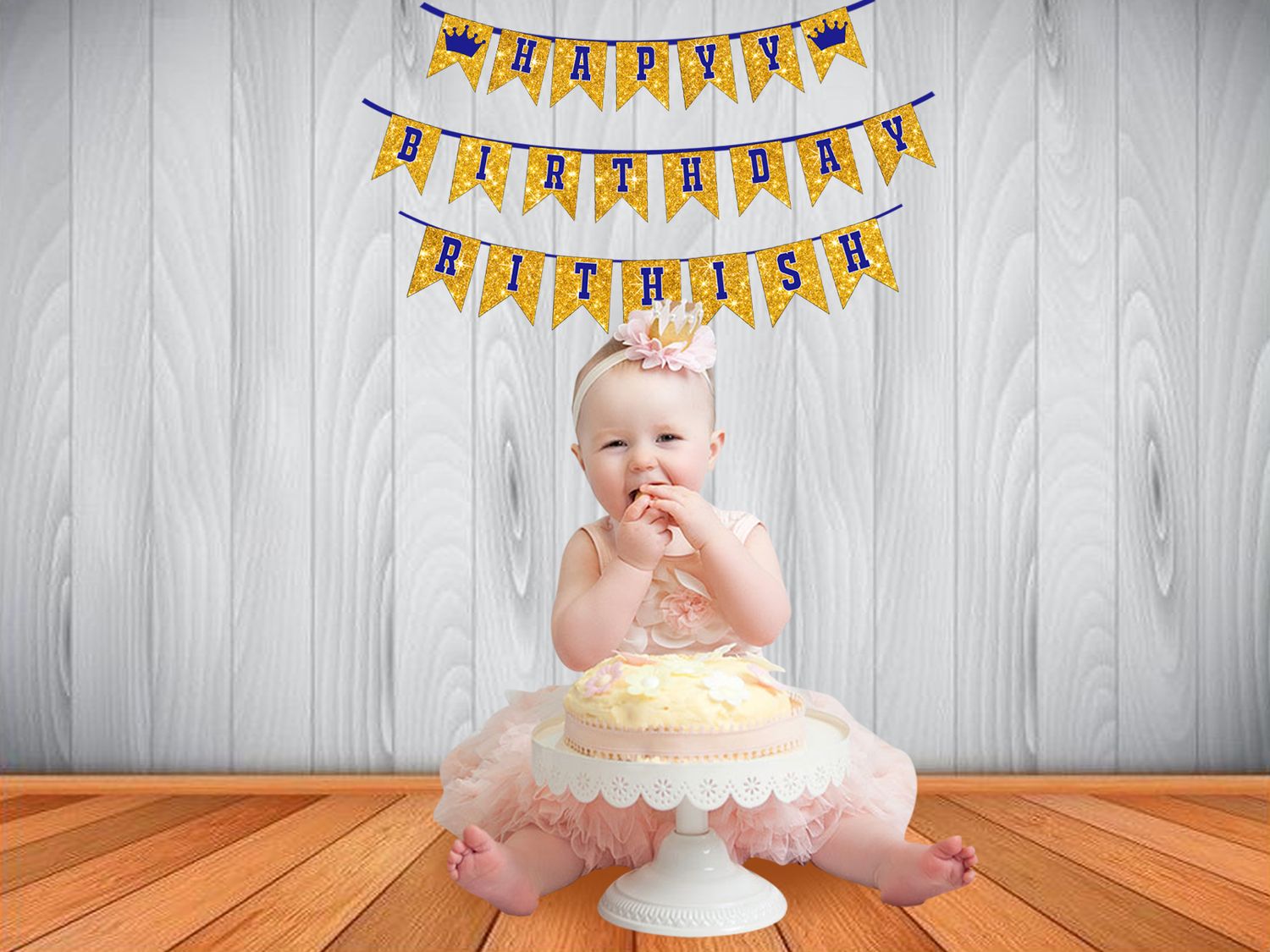 Royal Prince Bunting Banner with Name