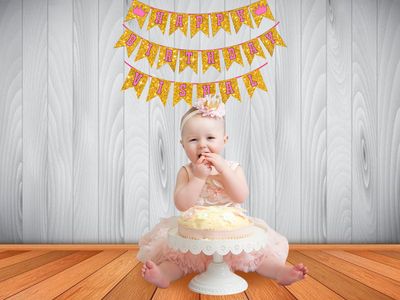 Royal Princess - Pink Bunting Banner with Name