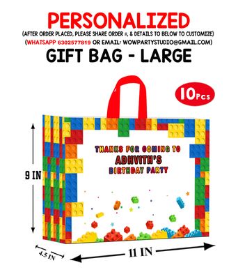 Lego Gift Bag - Large (10 Pcs)