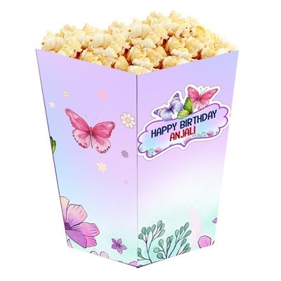Butterfly Theme Popcorn Boxes (10 Pcs)