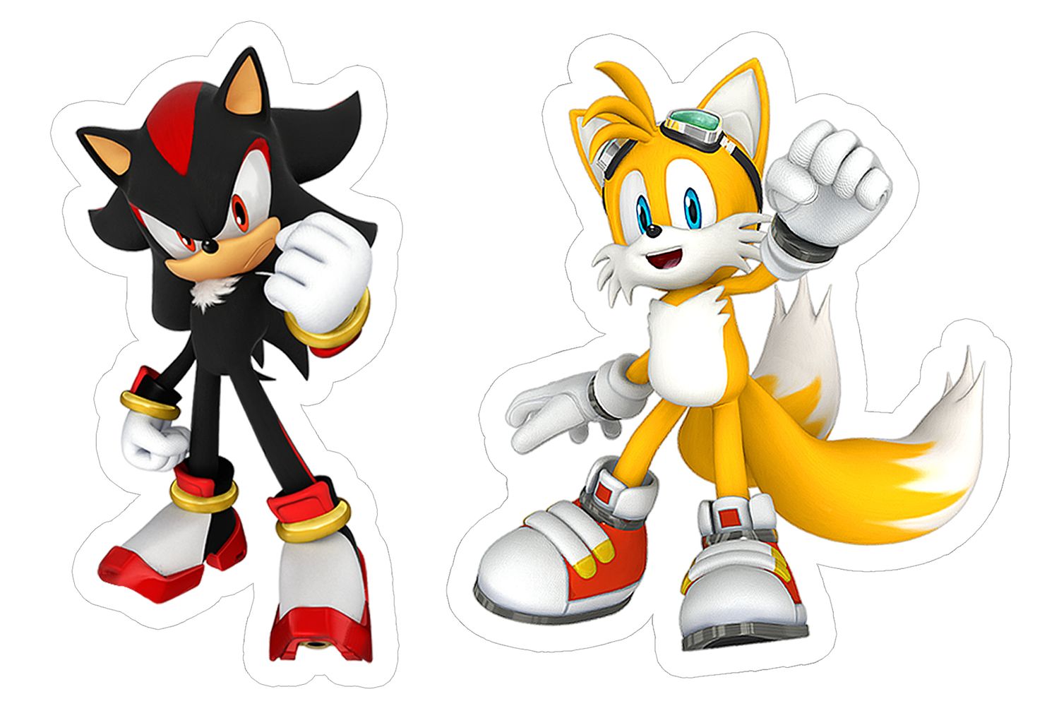 Sonic Cutouts (1ft) - 8 Pcs