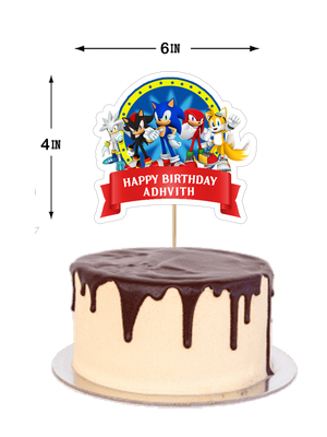Sonic - Cake Topper Combo