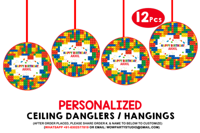 Lego Ceiling Hangings / Danglers (12 Pcs)