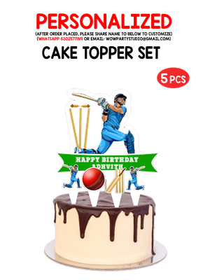 Cricket - Cake Topper Set 5Pcs