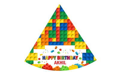 Lego Party Caps / Hats (10 Pcs)