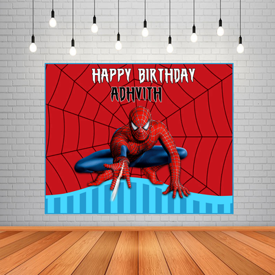 Spiderman Backdrop / Background Banner (4ft x 5ft) #2