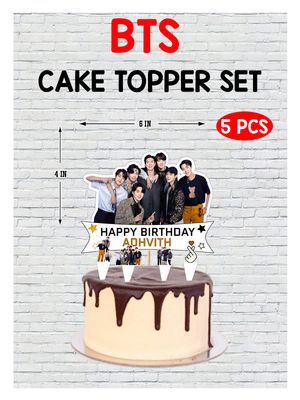 BTS - Cake Topper Set 5Pcs
