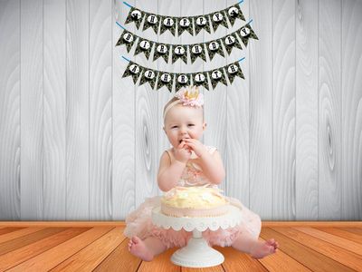 Military Theme Bunting Banner with Name