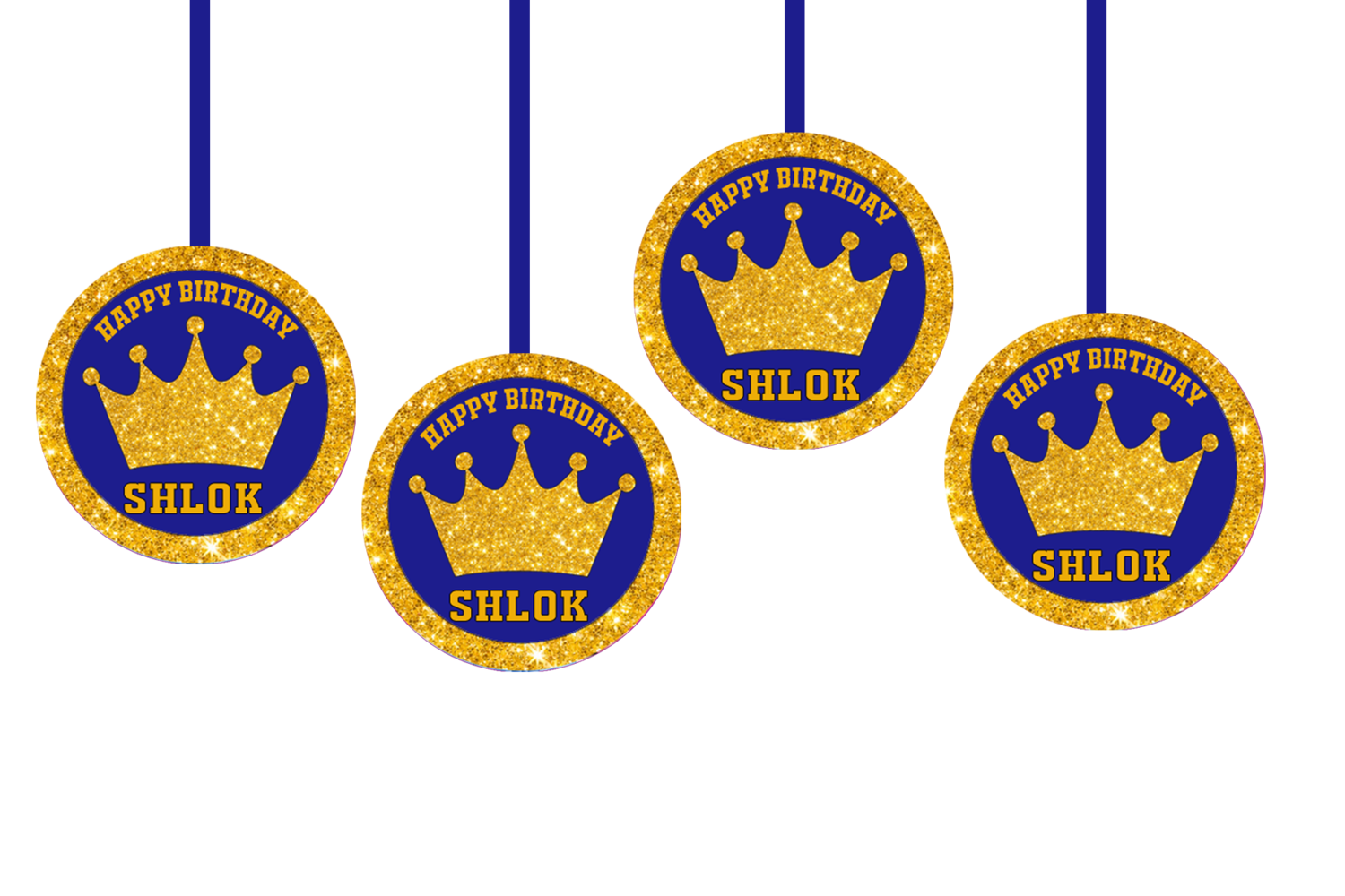 Royal Prince Ceiling Hangings / Danglers (12 Pcs)