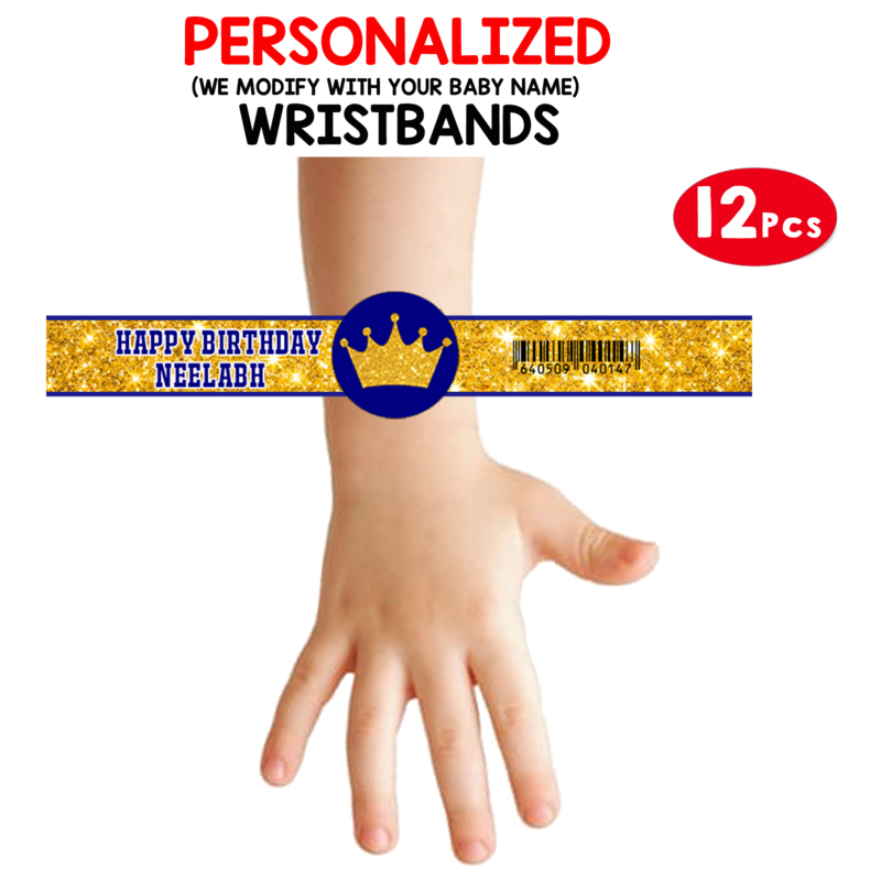 Royal Prince Wristbands (12 Pcs)