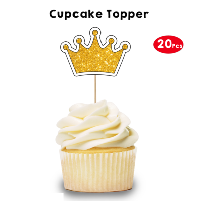 Royal Prince Cupcake Topper (20 Pcs)