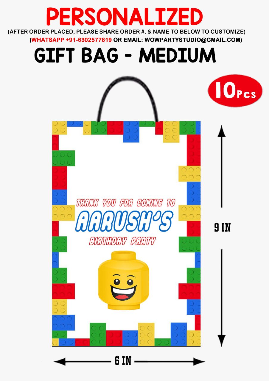 Lego Gift Bag - Medium (10 Pcs)