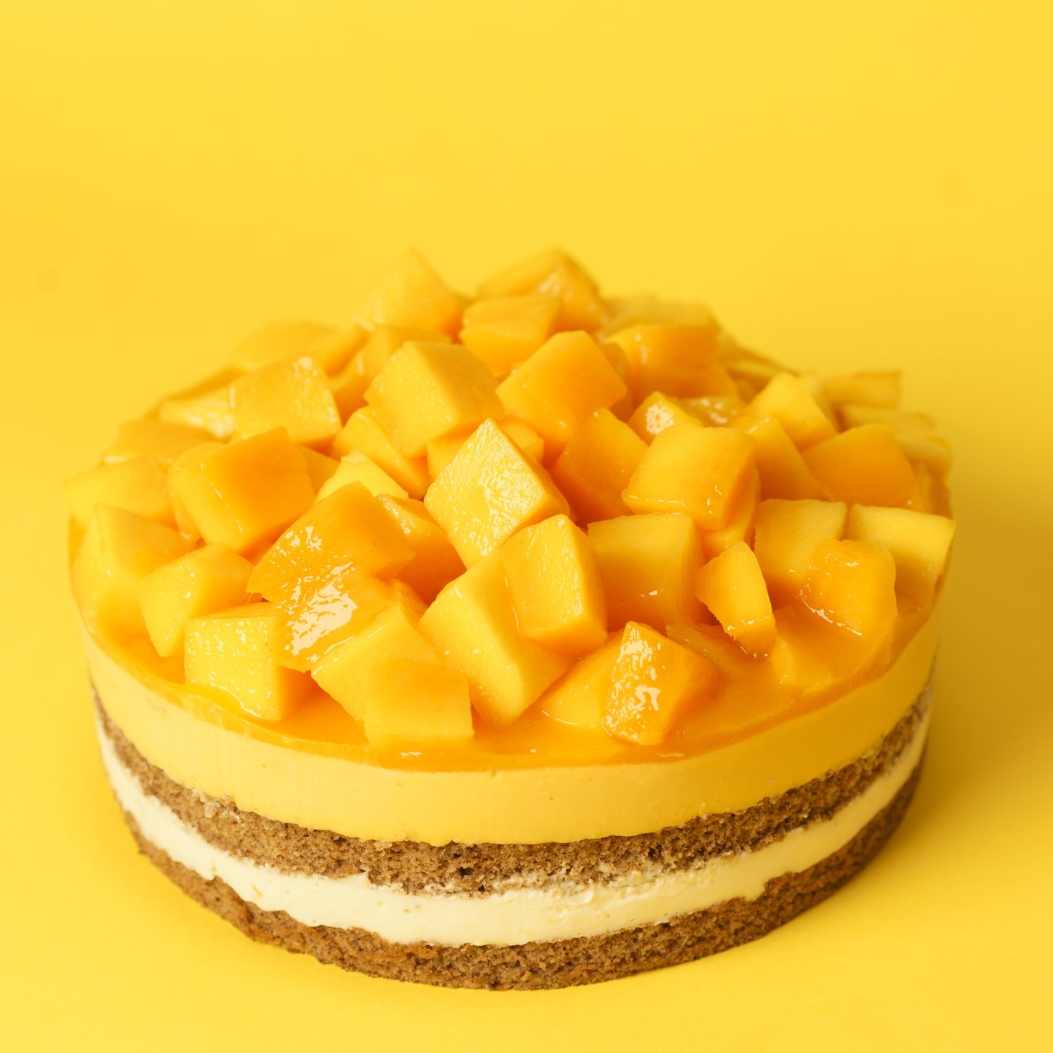 芒果伯爵茶Mousse蛋糕/Mango Earl Grey Tea Mousse Cake