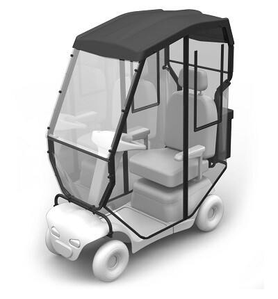 Mobility Scooter Hard Canopy