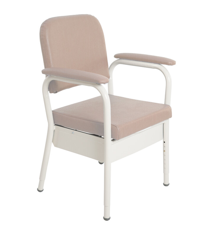Bedside Commode - Deluxe - Champagne