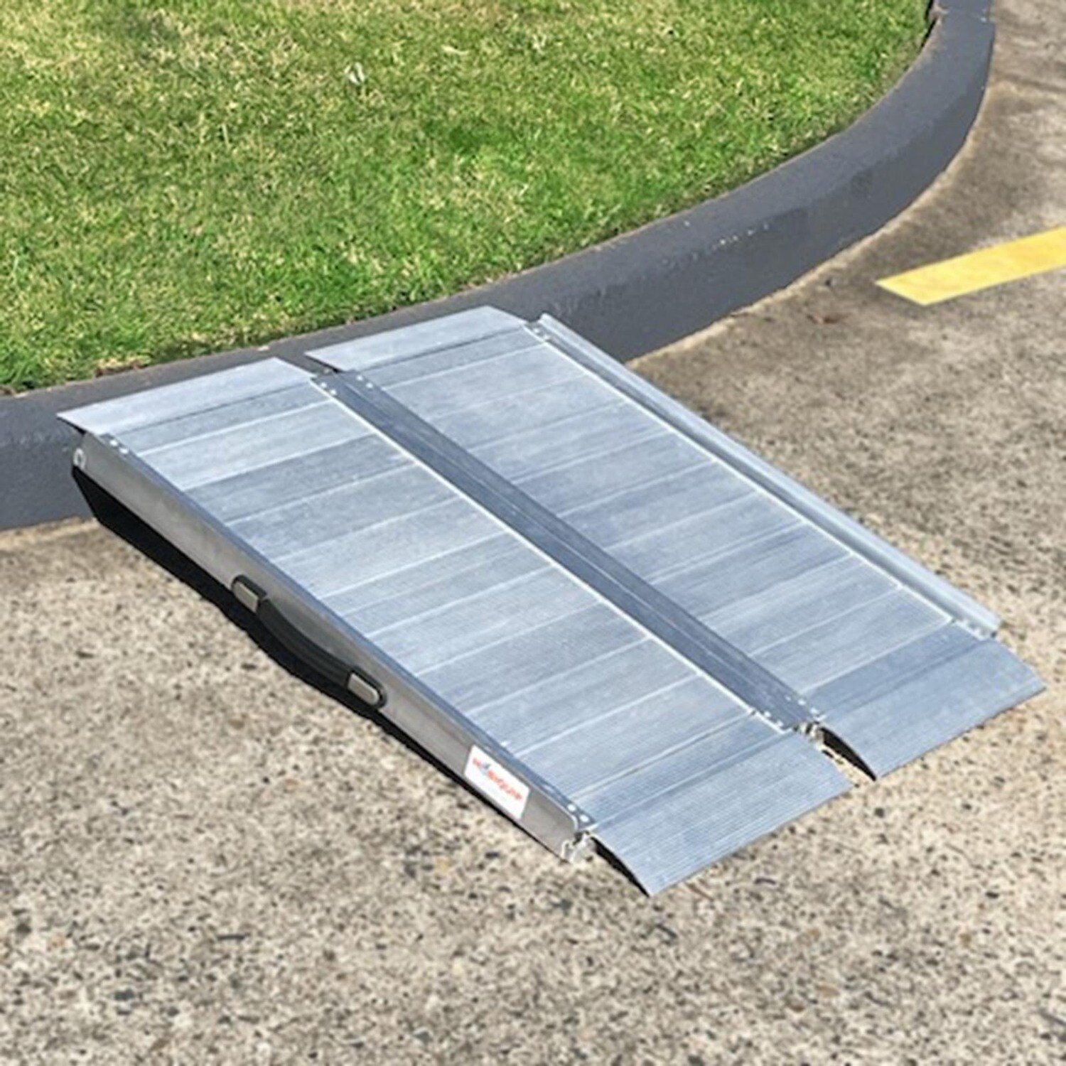 Folding Aluminium Suitcase Wheelchair Ramp - 6 Foot (180cm)