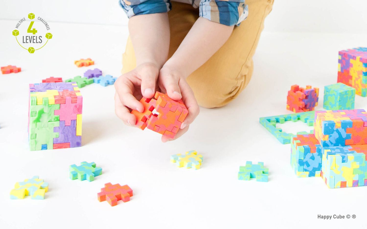 Happy Cube Puzzler - Fiddle Game