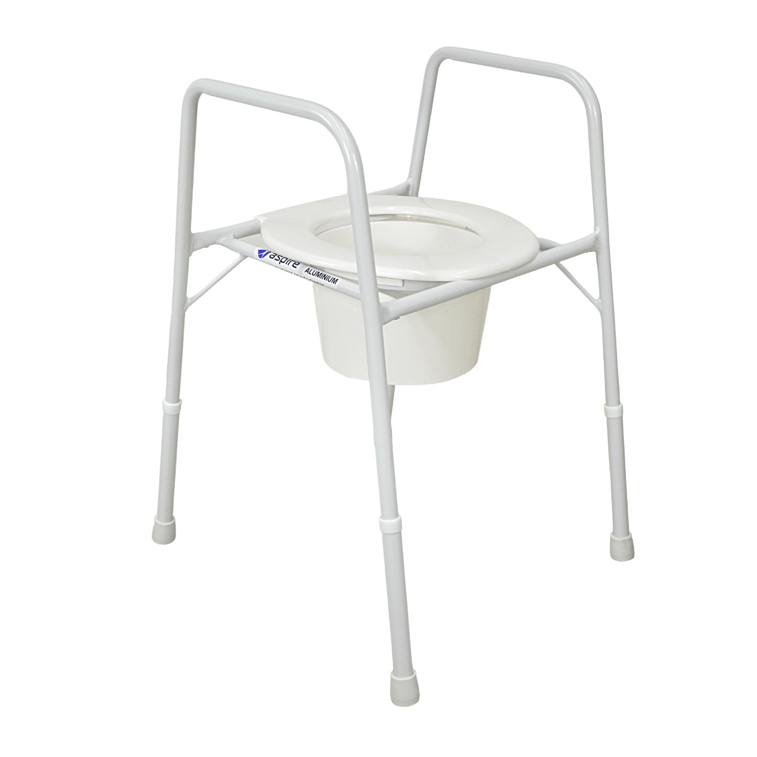 Over Toilet Aid - Seat and Splashguard - Aluminium