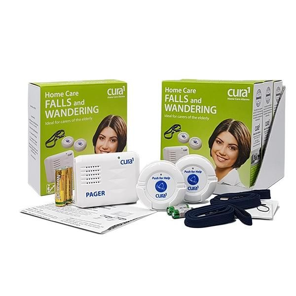 Cura1 Wireless Call Button and Caregiver Package