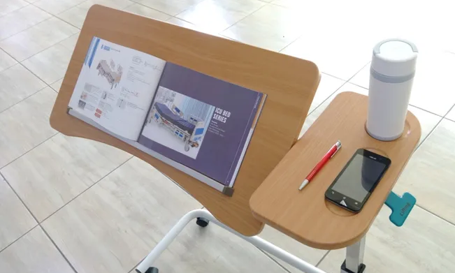 Peak Split Top Over Bed Table