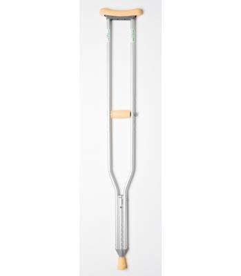 Aluminium Underarm Adjustable Crutches - Adult Tall 134-155cm (Pair) Aluminium Underarm Adjustable Crutches - Adult Tall 134-155cm (Pair)