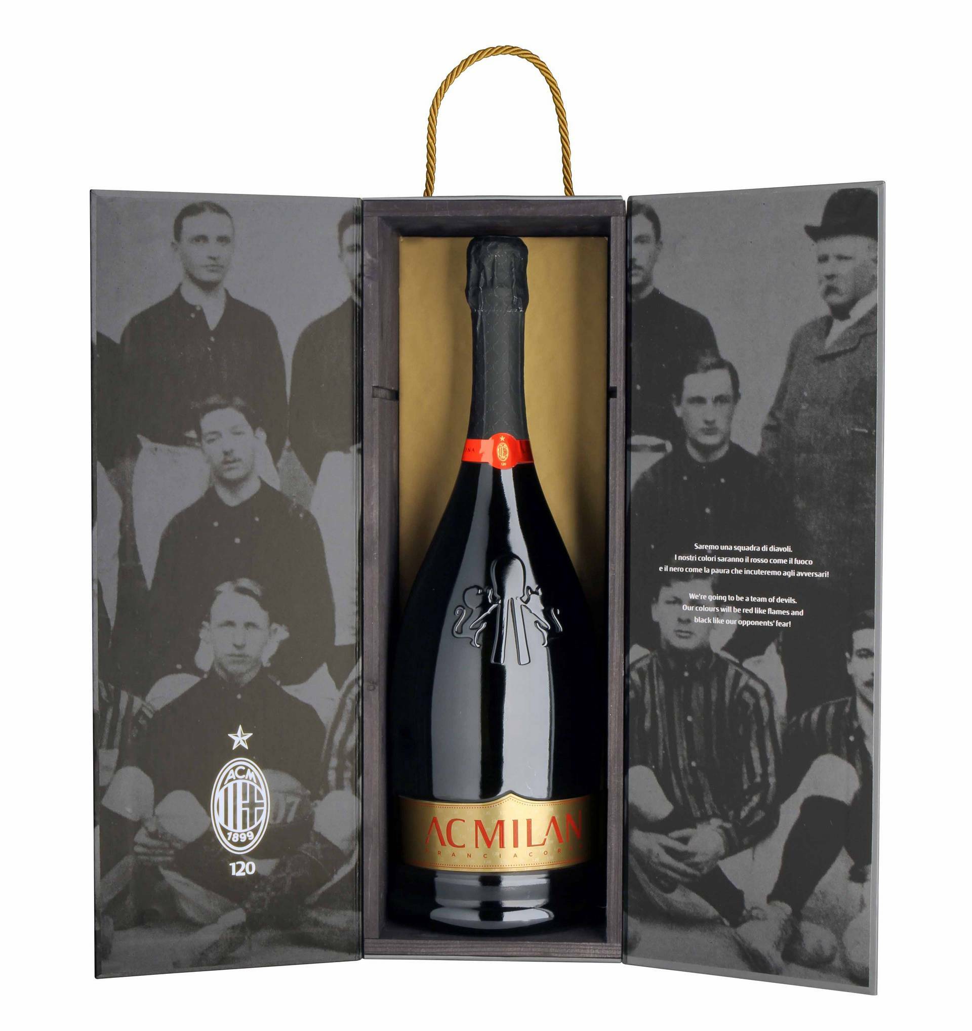 Magnum Franciacorta RossoNero anniversario 120° Ac Milan 15128