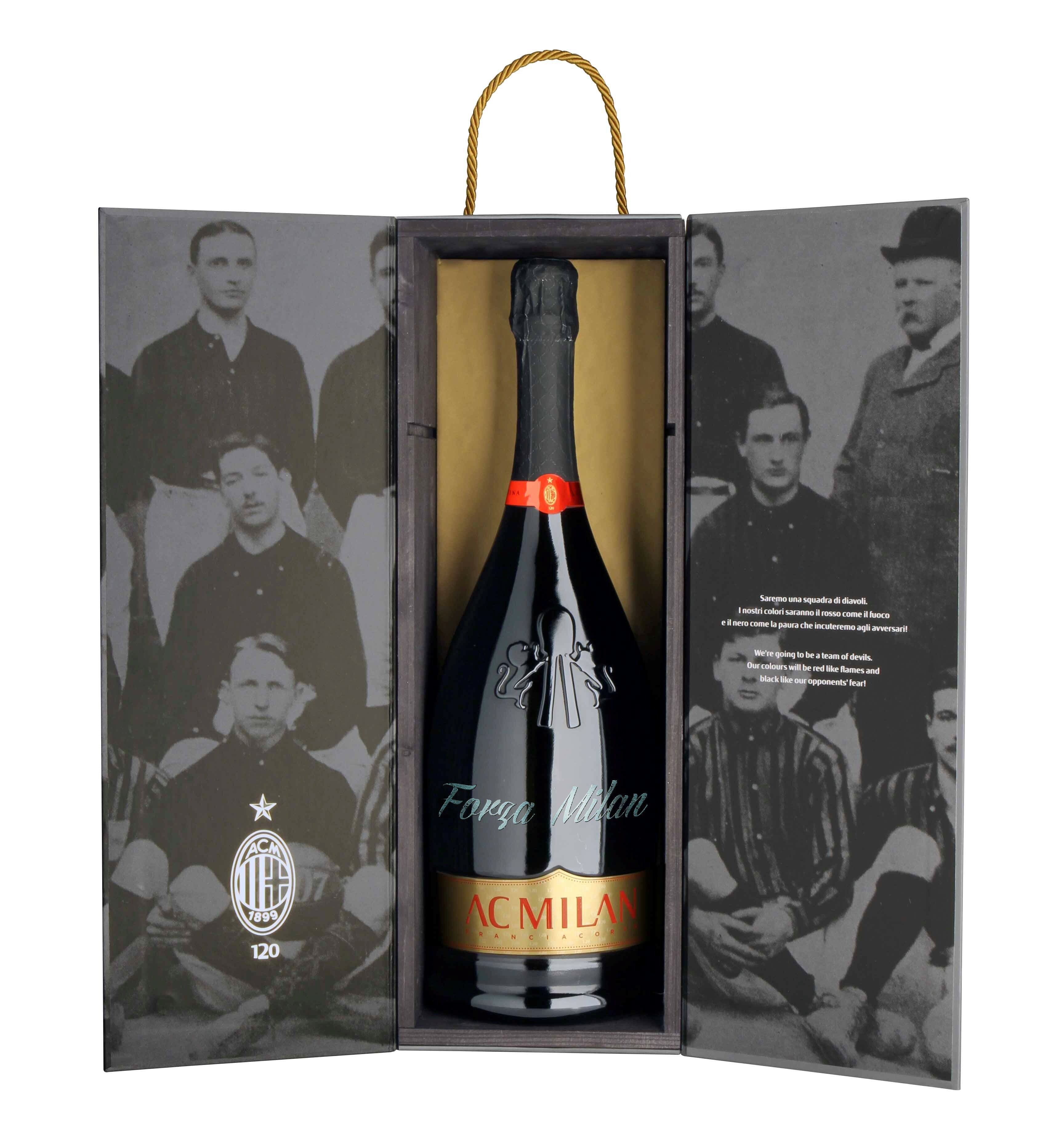 Magnum Franciacorta RossoNero anniversario 120° Ac Milan