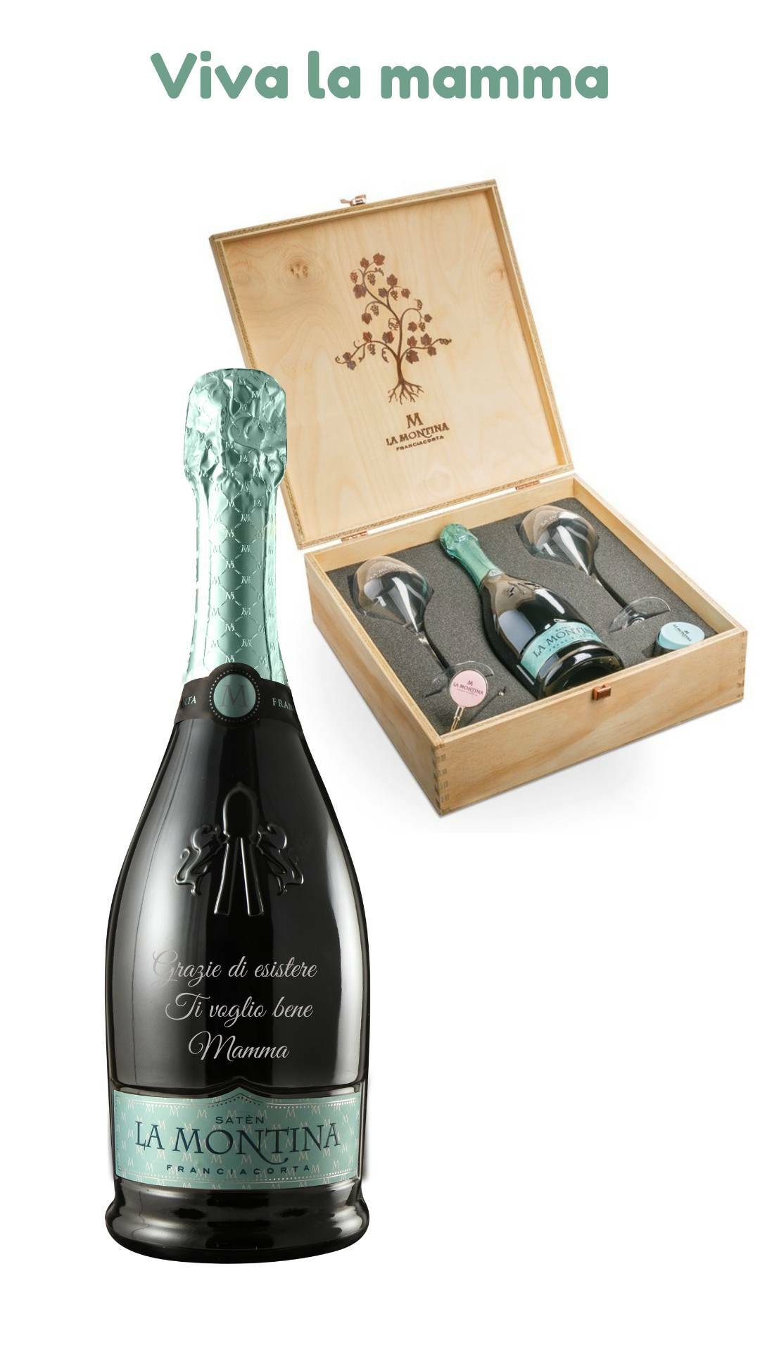 Confezione Cin Cin con bottiglia personalizzata 15141
