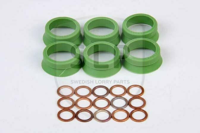 GASKET SET INJECTOR SLEEVE, PACKNINGSSATS SPRIDARHYLSA, 876802, GSI-802