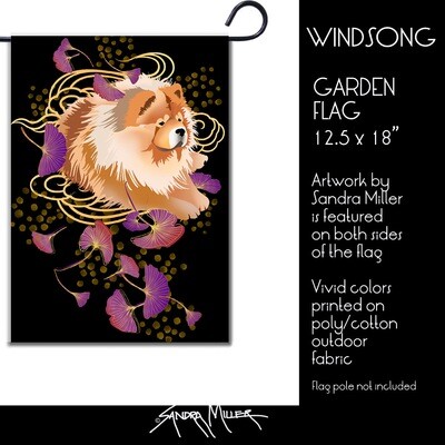 WINDSONG  Chow Art Flags in 2 sizes