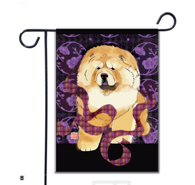 IN THE RIBBONS....  Chow  Art Flags in 2 sizes