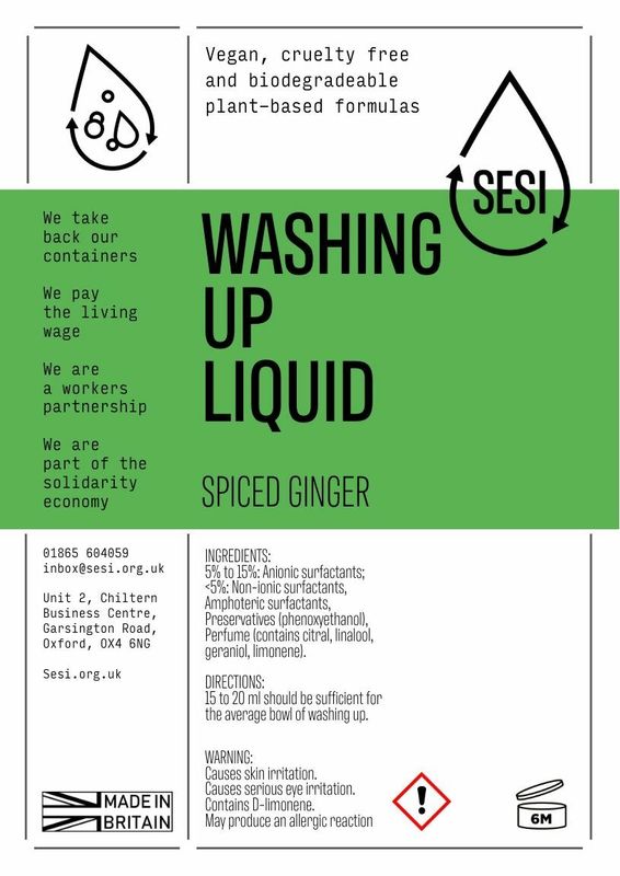 SESI washing up liquid