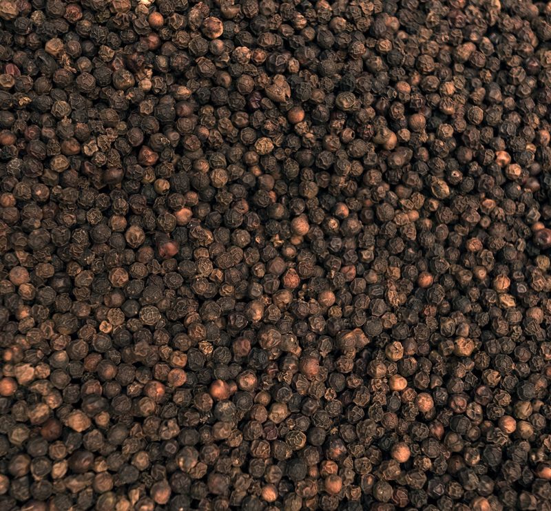 Black peppercorns