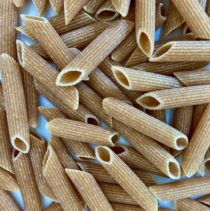 Organic wholewheat penne