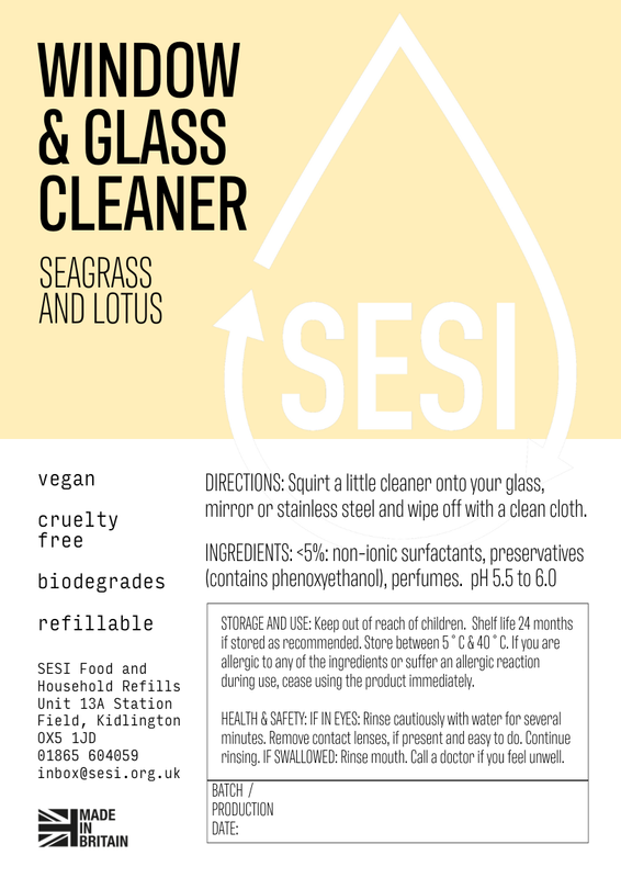 SESI Window &amp; Glass Cleaner Seagrass &amp; Lotus