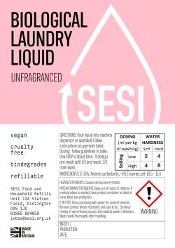 SESI Biological Laundry Liquid Unfragranced