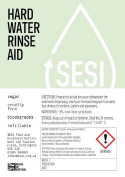 SESI Hard Water Rinse Aid