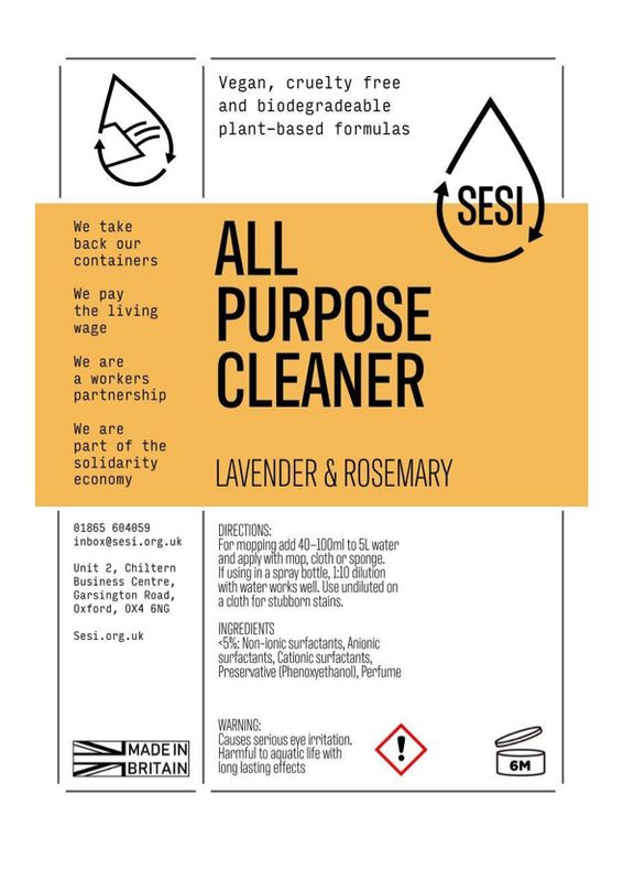 SESI all purpose cleaner SESI all purpose cleaner